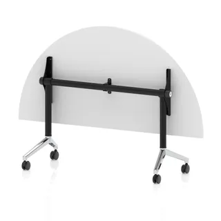 Impulse Plus Flip Top 1600mm Semi-Circle Table