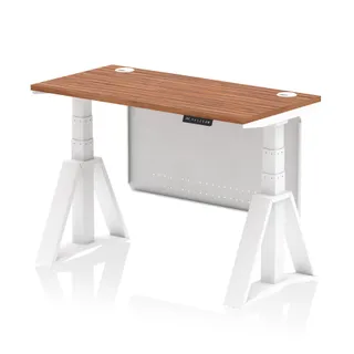 Air Height Adjustable Slimline Desk With Cable Ports