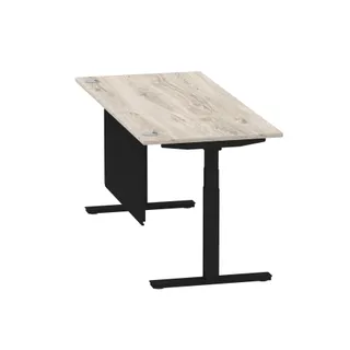 Air Height Adjustable Desk With Cable Ports