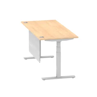 Air Height Adjustable Desk With Cable Ports