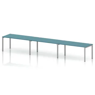 Impulse Single Row Bench Desk - 3 Person