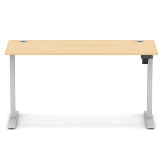 Air Lite Height Adjustable Slimline Desk With Cable Ports
