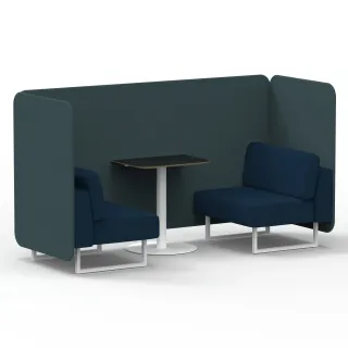 Brixworth Bench Booth in Two Tone