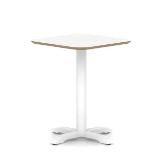 Brixworth Square Coffee Table With Cross Base