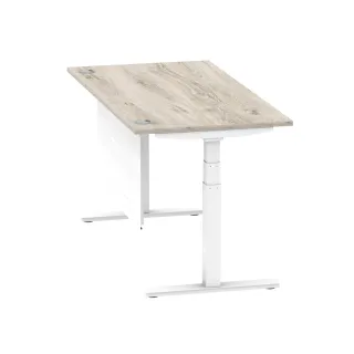 Air Height Adjustable Desk With Cable Ports