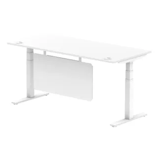 Air Height Adjustable Desk With Cable Ports