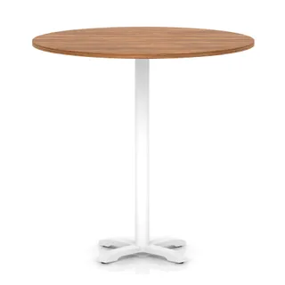 Italia Round Poseur Table With Cross Base