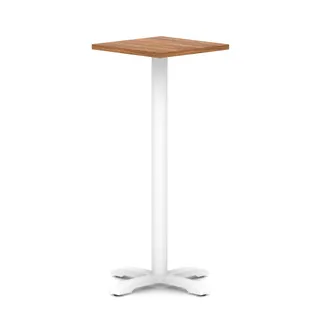 EE - Italia Square Poseur Table With Cross Base