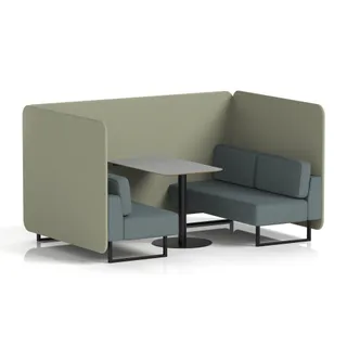 Brixworth Bench Booth in Two Tone