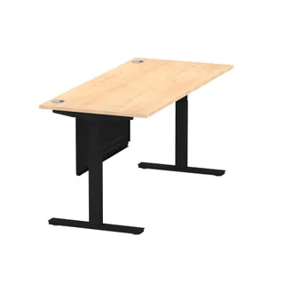 Air Height Adjustable Desk With Cable Ports
