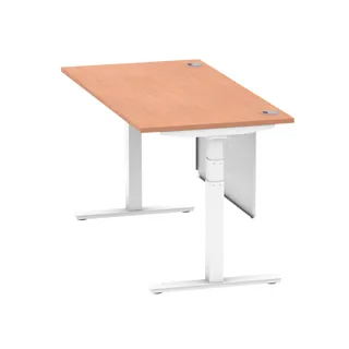 Air Height Adjustable Desk With Cable Ports