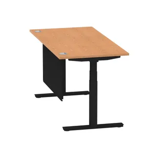 Air Height Adjustable Desk With Cable Ports