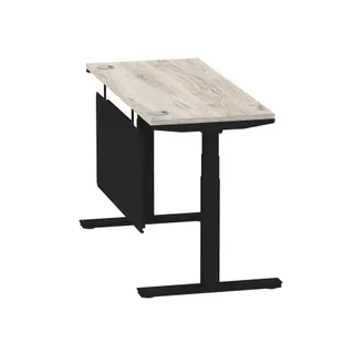 Air Height Adjustable Slimline Desk With Cable Ports