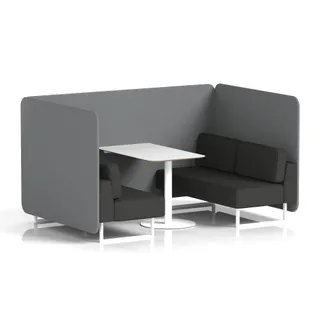Brixworth Bench Booth in Two Tone