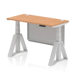 Air Height Adjustable Slimline Desk With Cable Ports