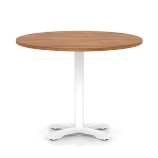 Italia Round Poseur Table With Cross Base