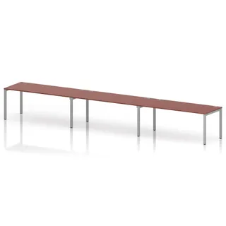 Impulse Single Row Bench Desk - 3 Person