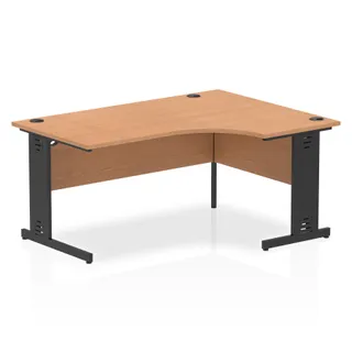 Impulse Crescent Desk Cable Managed Leg