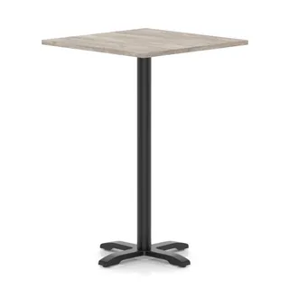 EE - Italia Square Poseur Table With Cross Base