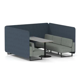 Brixworth Bench Booth in Two Tone