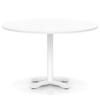 Italia Round Poseur Table With Cross Base