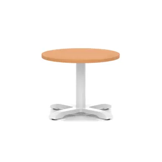 Italia Round Coffee Table With Cross Base