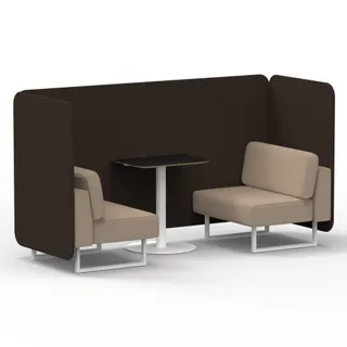 Brixworth Bench Booth in Two Tone
