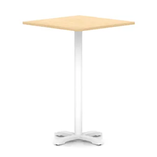 EE - Italia Square Poseur Table With Cross Base