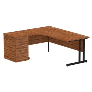 EE - Impulse Cantilever Crescent Desk Workstation