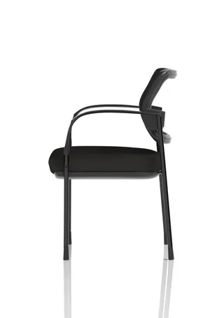 Brunswick Deluxe Medium Back Stacking Visitor Office Chair with Arms