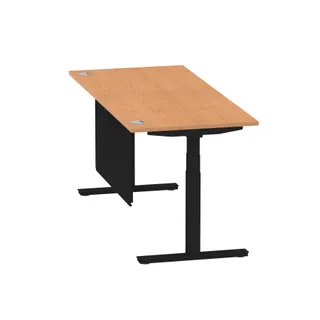 Air Height Adjustable Desk With Cable Ports