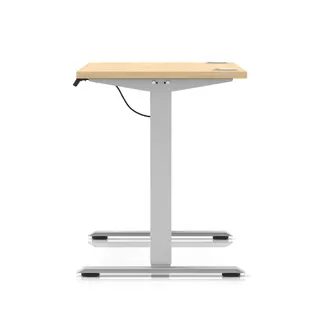 Air Lite Height Adjustable Slimline Desk With Cable Ports