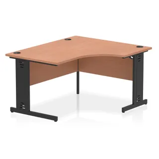 Impulse Crescent Desk Cable Managed Leg