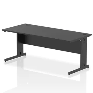 Impulse Straight Desk Cable Managed Leg