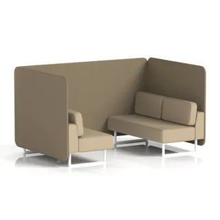 Brixworth Bench Booth in Two Tone