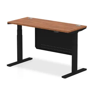 Air Height Adjustable Slimline Desk With Cable Ports