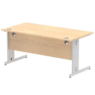 Impulse Straight Desk Cable Managed Leg