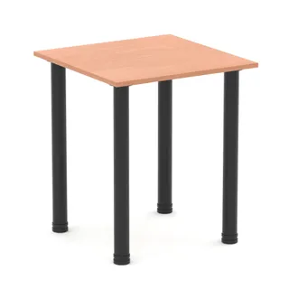 Impulse Square Table With Post Leg