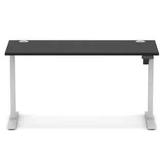 Air Lite Height Adjustable Slimline Desk With Cable Ports