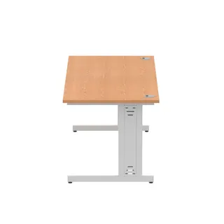 Impulse Straight Desk Cable Managed Leg