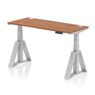 Air Height Adjustable Slimline Desk With Cable Ports