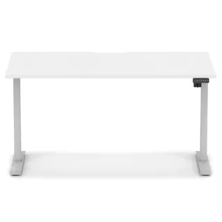 Air Lite Height Adjustable Desk With Scalloped Edge