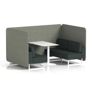 Brixworth Bench Booth in Two Tone