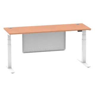 Air Height Adjustable Slimline Desk With Cable Ports