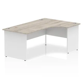 OE - Impulse Crescent Desk Panel End Leg Two Tone