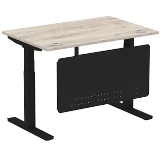 Air Height Adjustable Desk With Cable Ports