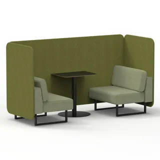 Brixworth Bench Booth in Two Tone