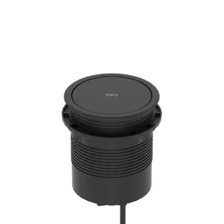 Volta Round Pop Up Power Unit 4x Socket Module with Wireless Charger