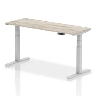 Air Height Adjustable Slimline Desk With Cable Ports