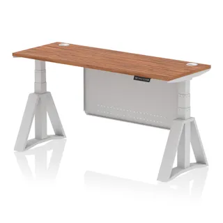 Air Height Adjustable Slimline Desk With Cable Ports